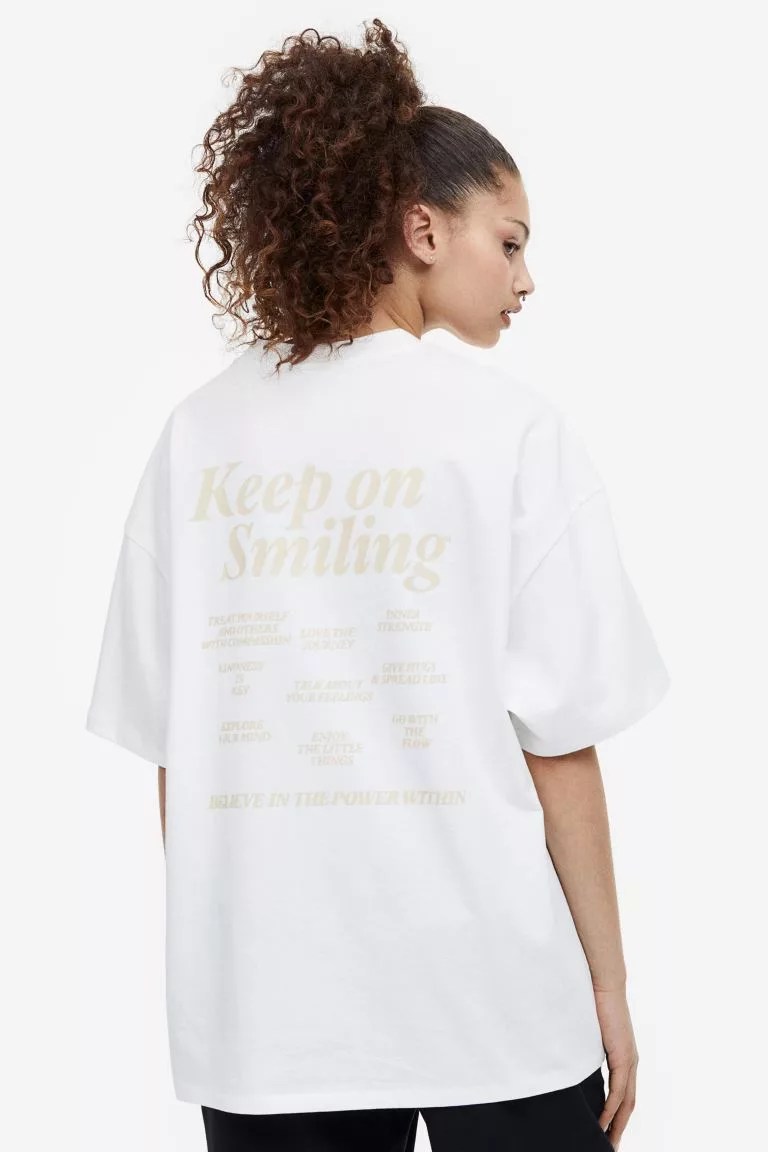 Oversized Motif T-shirt - Image 4